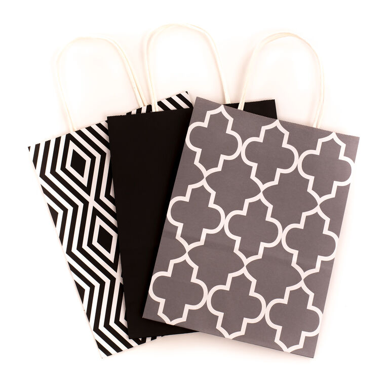 Hallmark 10.7" 12-Pack Assorted Kraft Paper Gift Bags