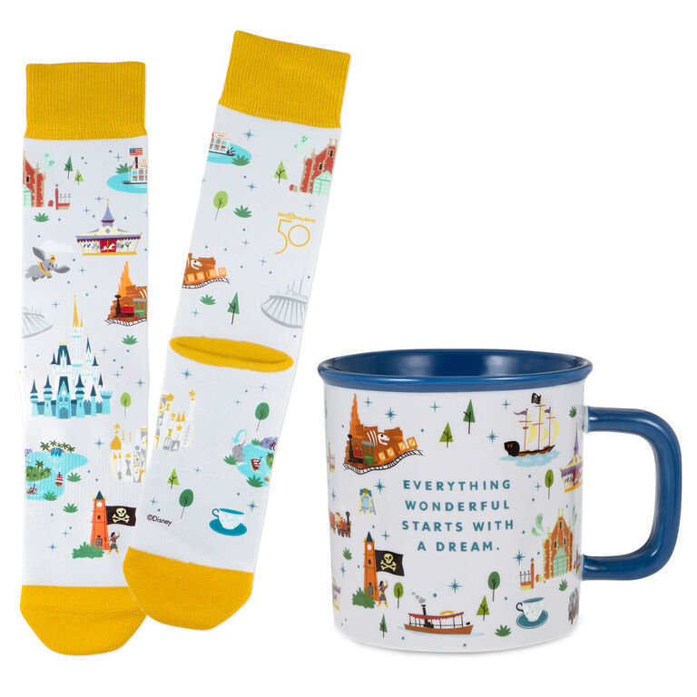 Hallmark Walt Disney World 50th Anniversary Park Attractions Mug, 17 Oz.