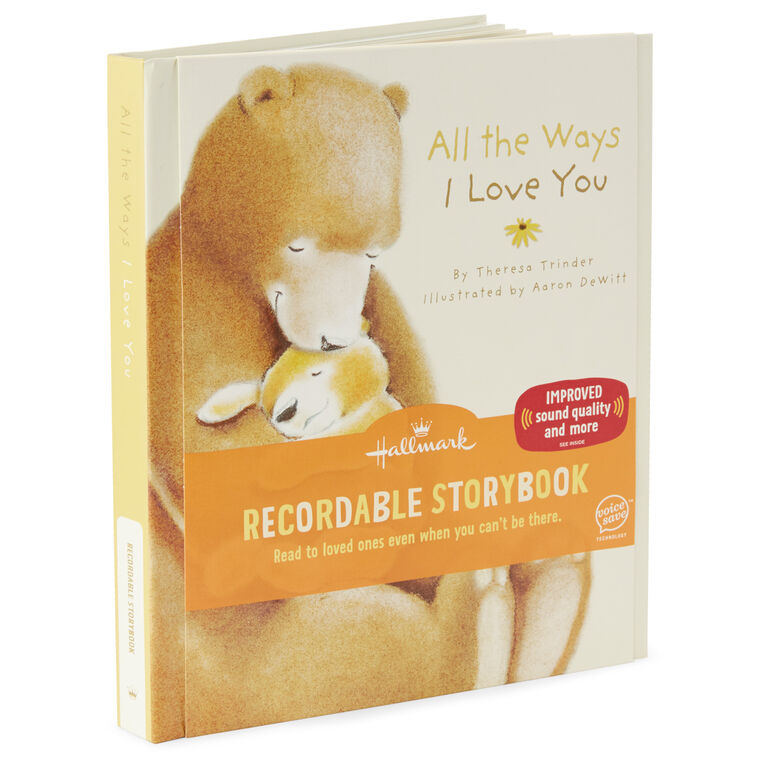 Hallmark All The Ways I Love You Recordable Storybook