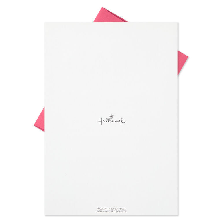 Hallmark Marjolein Bastin Pink Flowers Stationery Set, 40 Sheets