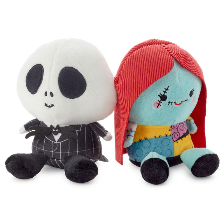 Hallmark Disney Tim Burton's The Nightmare Before Christmas Better Together Jack & Sally Magnetic Plush, 5"