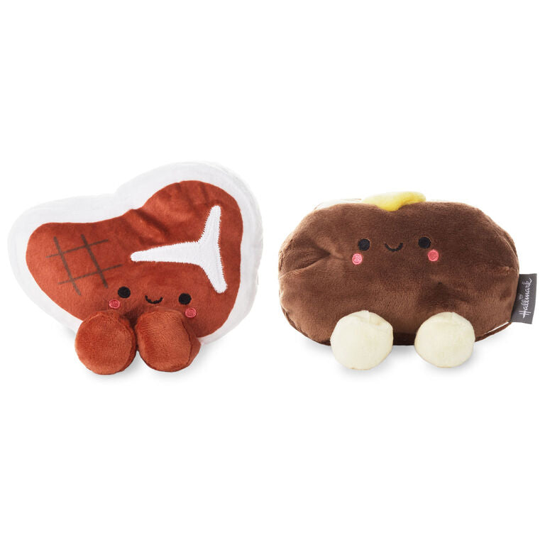 Hallmark Better Together Steak And Potato Magnetic Plush, 4.25"