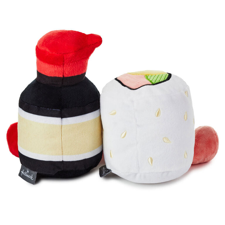 Hallmark Better Together Sushi And Soy Sauce Magnetic Plush, 5.25"