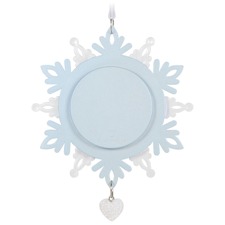 Hallmark Our First Christmas Together Snowflake 2023 Photo Frame Ornament