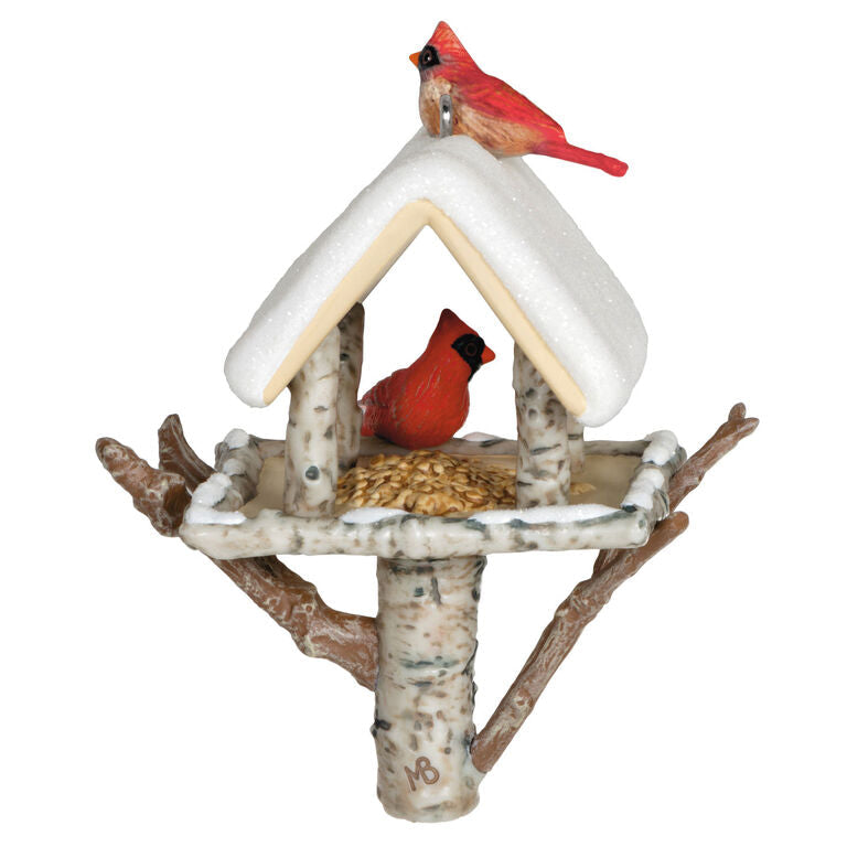 Hallmark Marjolein's Garden Winter Cardinals Ornament