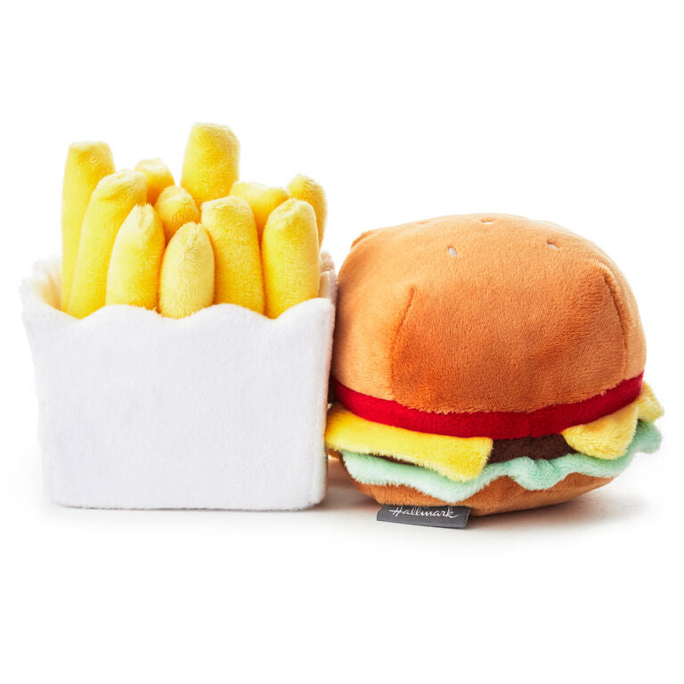 Hallmark Better Together Burger And Fries Magnetic Plush, 5"