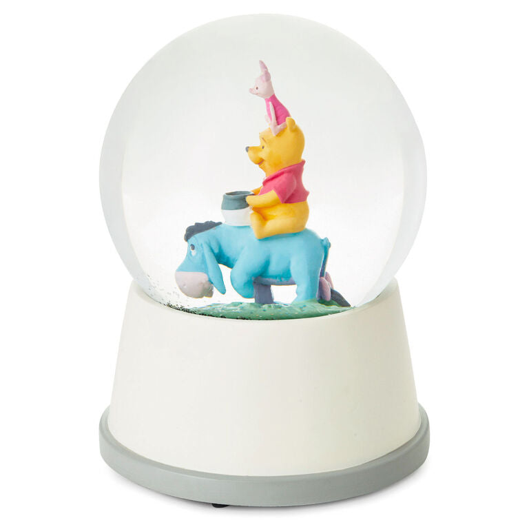 Hallmark Disney Baby Winnie The Pooh Our Adventure Begins Musical Snow Globe