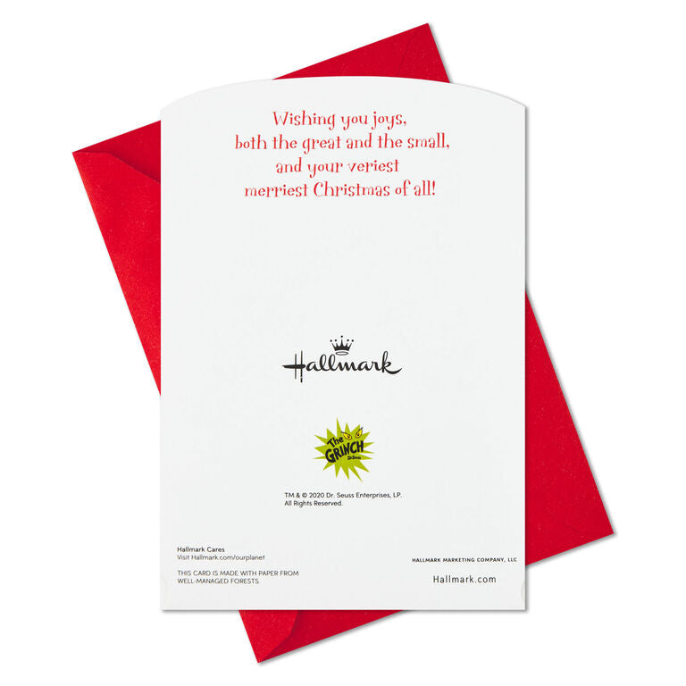 Hallmark Dr. Seuss™ How The Grinch Stole Christmas! 3D Pop-Up Boxed Christmas Cards, Pack Of 8