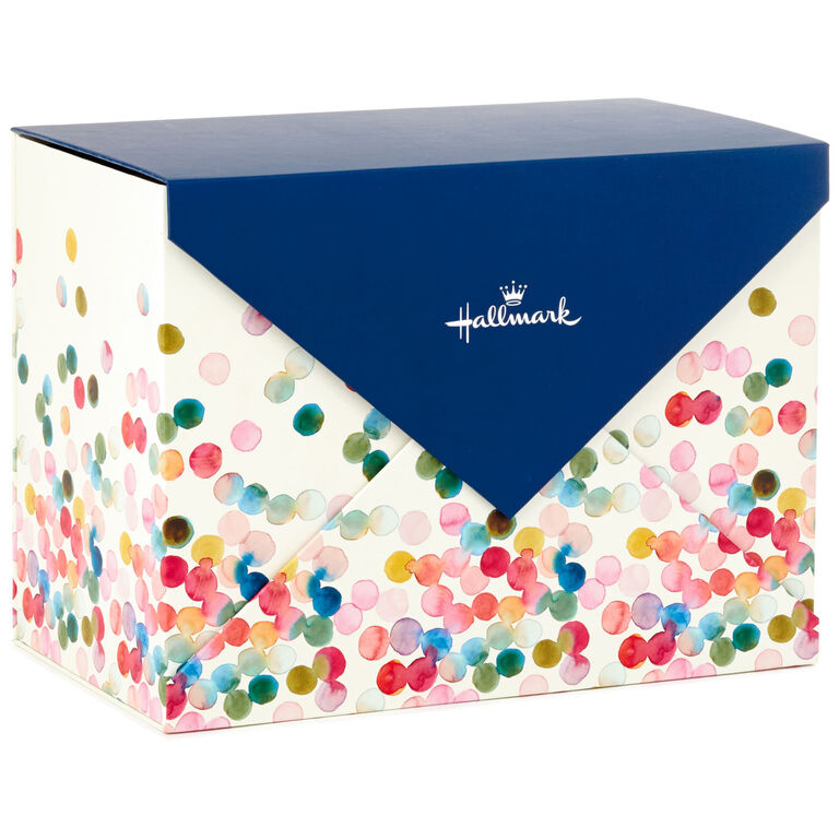 Hallmark Assorted All-Occasion Cards In Polka Dot Organizer Box, Box Of 24