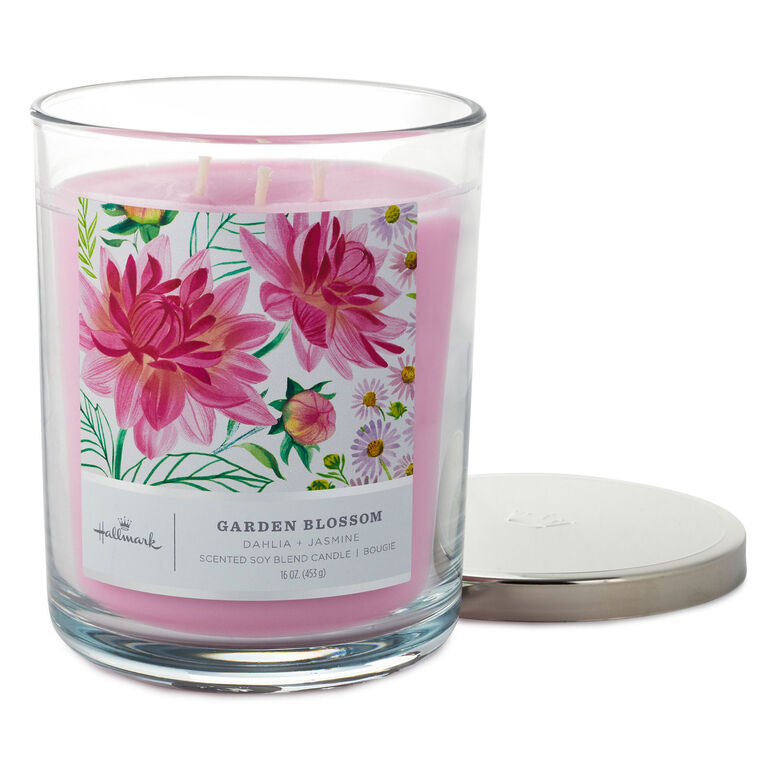 Hallmark Garden Blossom 3-Wick Jar Candle, 16 Oz.