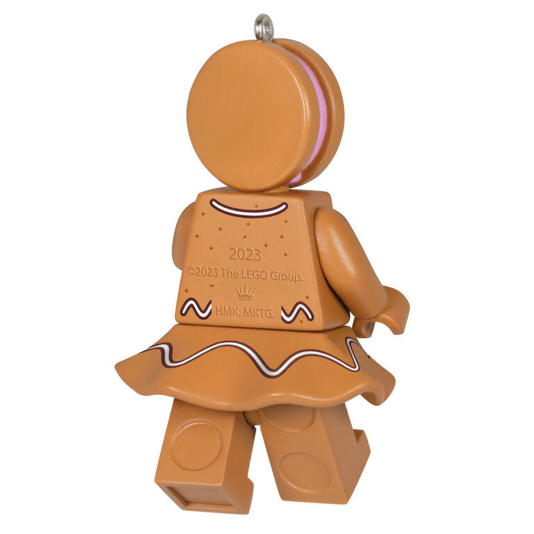 Hallmark Gingerbread Woman LEGO® Minifigure Ornament