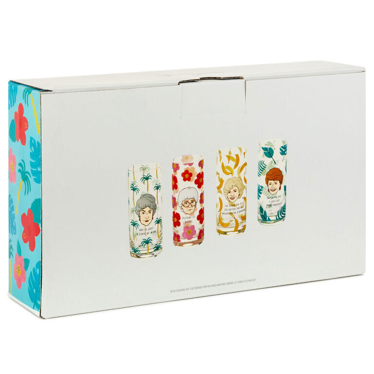 Hallmark The Golden Girls Glasses, Set Of 4