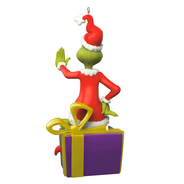 Hallmark Dr. Seuss's How The Grinch Stole Christmas!™ Grinch Peekbuster Ornament With Motion-Activated Sound