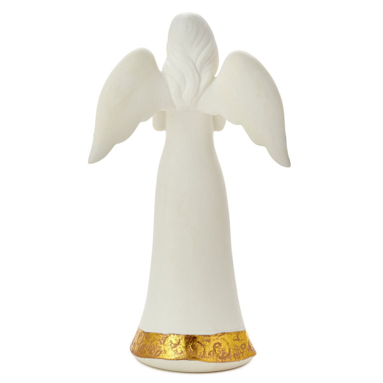 Hallmark Etched In A Mom's Heart Angel Figurine, 8.75"