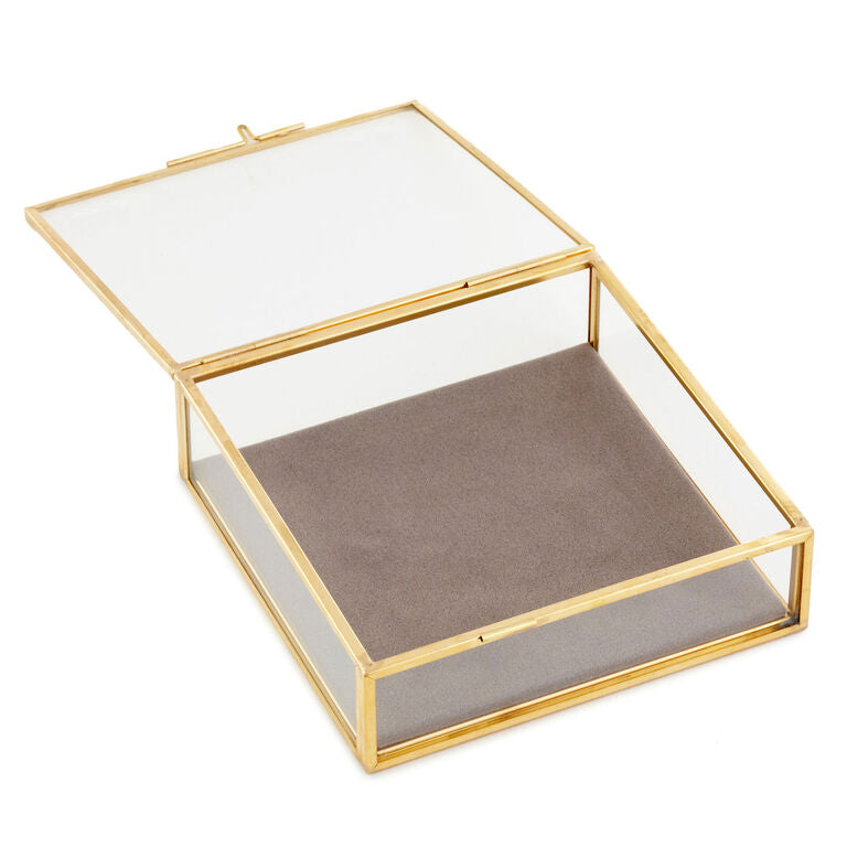 Hallmark Love Lives On Glass Memory Box, 5x5