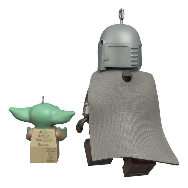Hallmark The Mandalorian™ And Grogu™ LEGO® Star Wars™ Minifigure Ornaments, Set Of 2