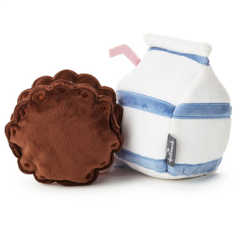 Hallmark Better Together Milk And Cookie Magnetic Plush, 6"