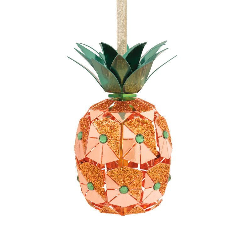Pineapple Premium Metal Hallmark Ornament