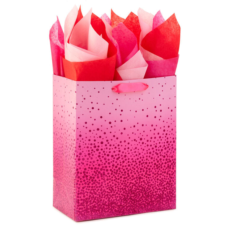 Hallmark Red/Fuchsia/Pink 3-Pack Bulk Tissue Paper, 120 Sheets