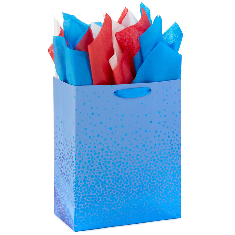 Hallmark Red/White/Blue 3-Pack Bulk Tissue Paper, 120 Sheets