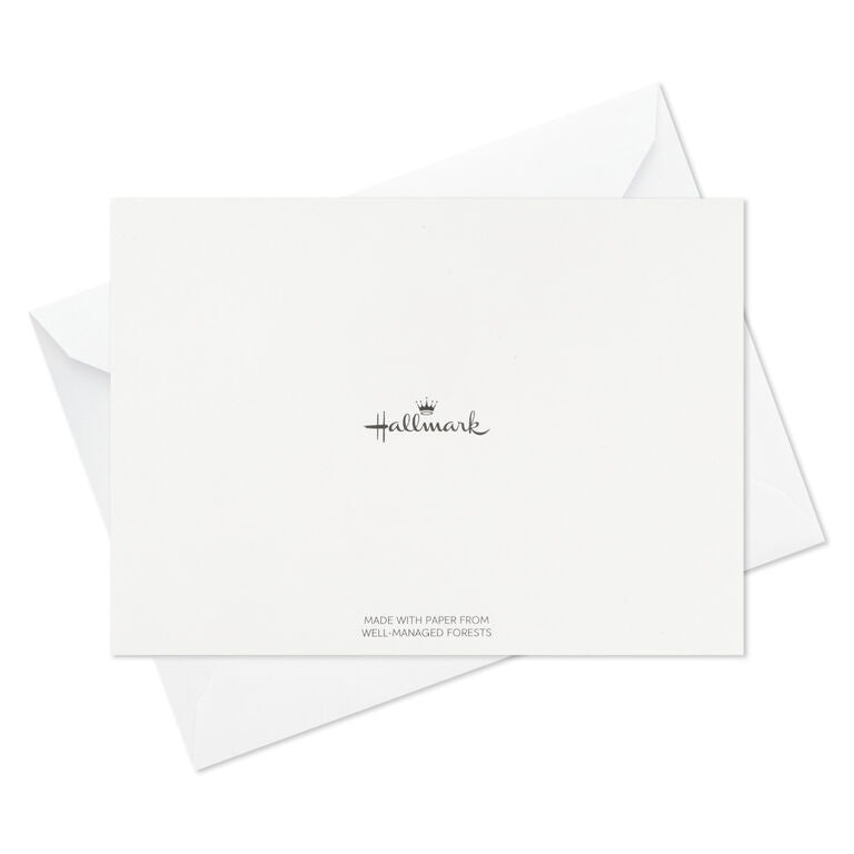 Hallmark Retro Flowers And Leaves Assorted Blank Thank-You Notes, Pack Of 48