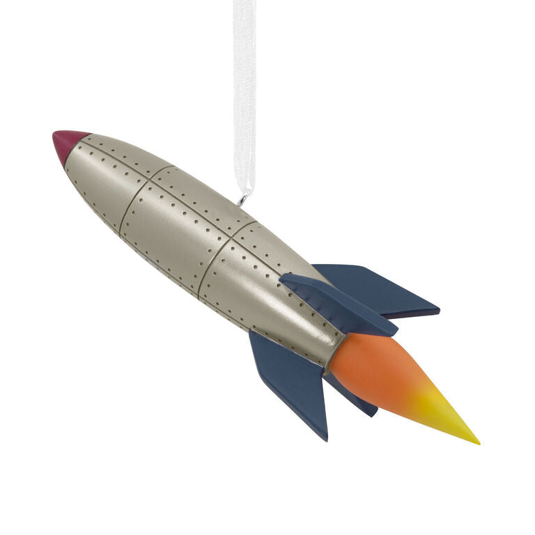 Signature Rocket Ship Hallmark Ornament