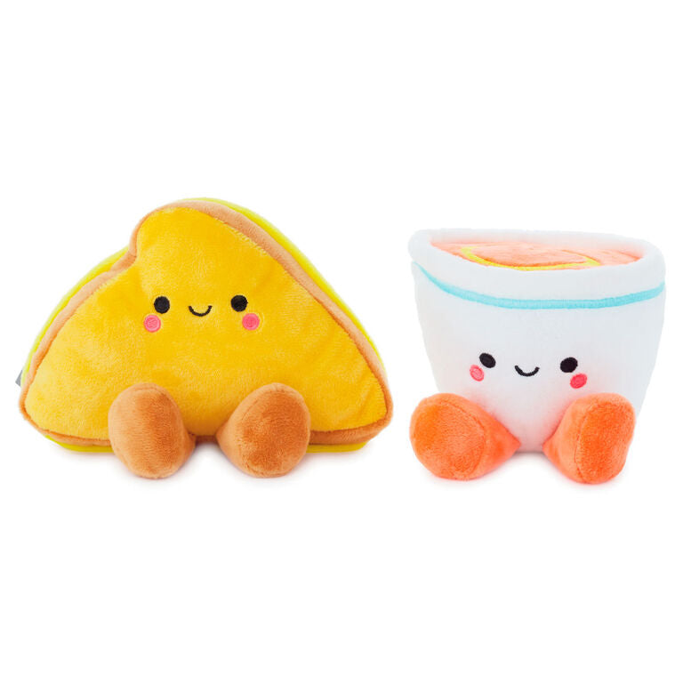 Hallmark Better Together Tomato Soup And Grilled Cheese Magnetic Plush, 5"