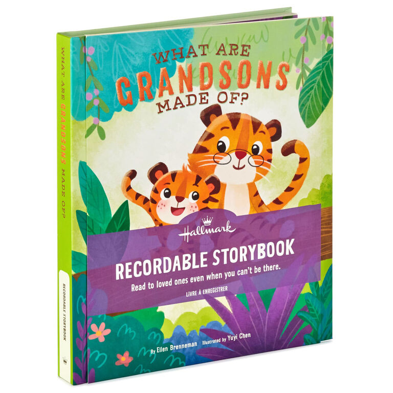 Hallmark What Are Grandsons Made Of? Recordable Storybook