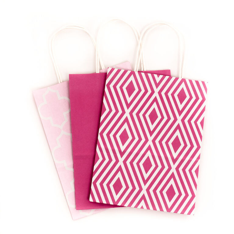 Hallmark 10.7" 12-Pack Assorted Kraft Paper Gift Bags