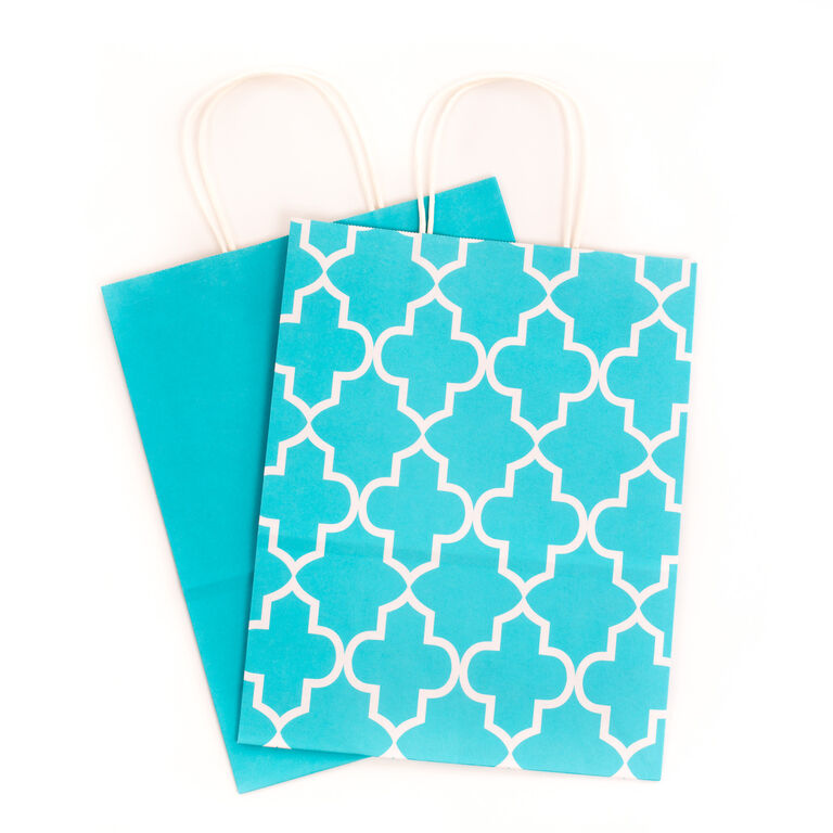 Hallmark 12.5" 12-Pack Assorted Kraft Paper Gift Bags