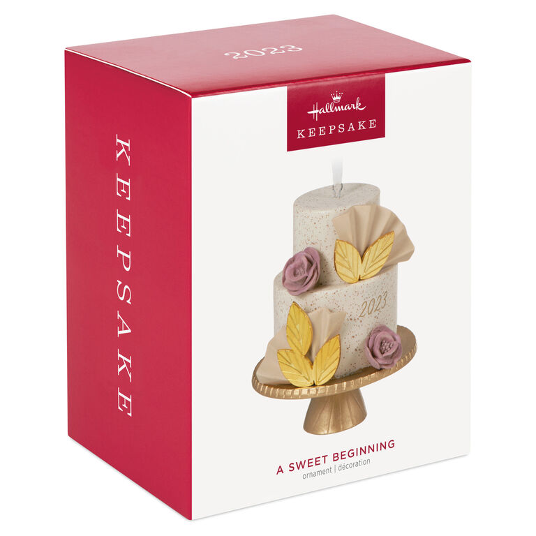 Hallmark A Sweet Beginning 2023 Porcelain Ornament