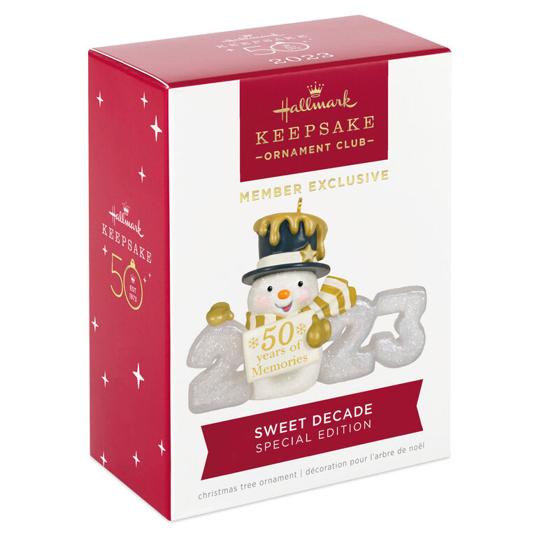 Hallmark Sweet Decade 2023 Special Edition Ornament