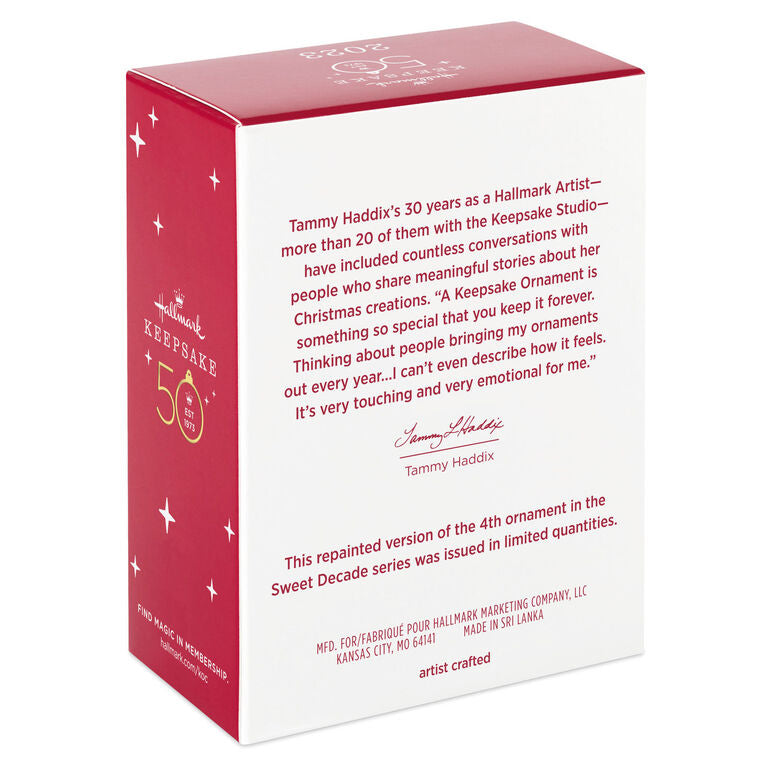 Hallmark Sweet Decade 2023 Special Edition Ornament