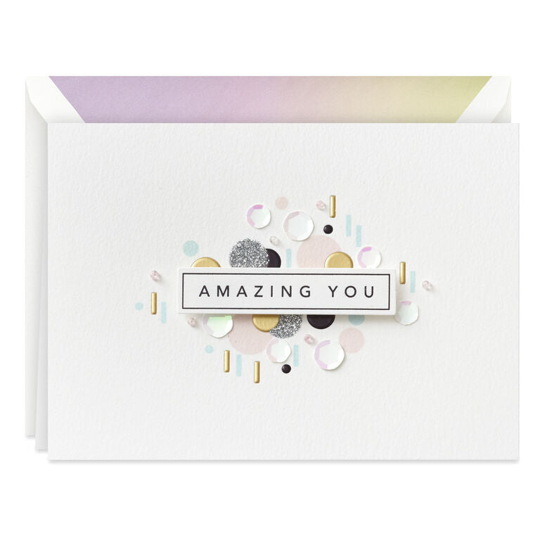 Hallmark Amazing You Boxed Blank Note Cards Multipack, Pack Of 8