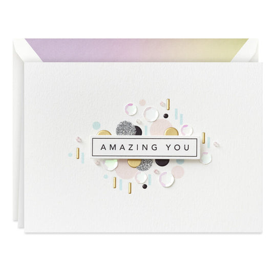 Hallmark Amazing You Boxed Blank Note Cards Multipack, Pack Of 8