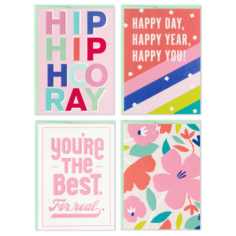 Hallmark Assorted Note Cards In Vertical Caddy, Set Of 24
