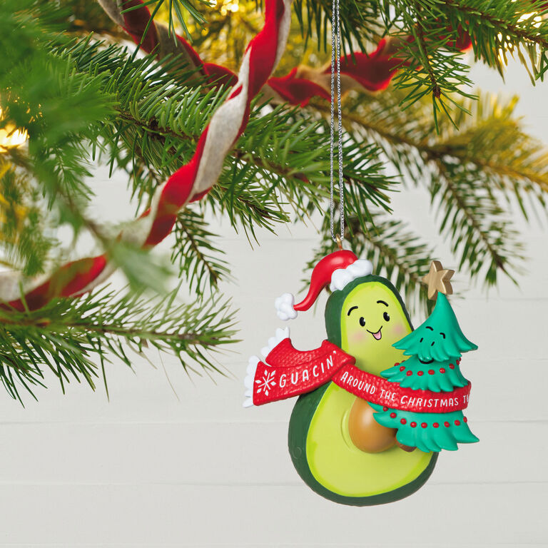 Hallmark Guacin' Around The Christmas Tree Ornament With Sound