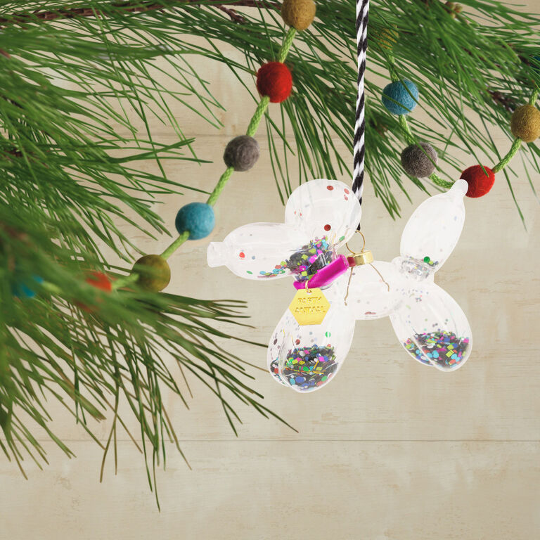  Signature Balloon Dog Premium Glass Hallmark Ornament