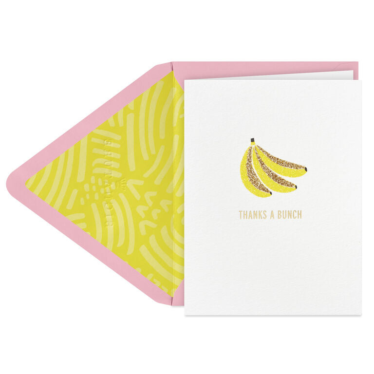 Hallmark Thanks A Bunch Boxed Blank Thank-You Notes, Pack Of 8