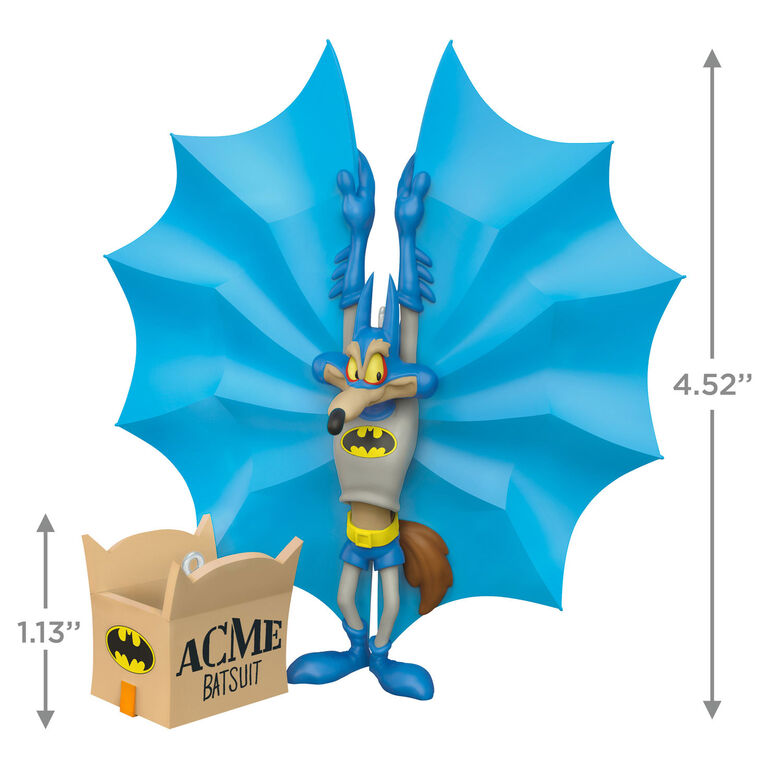 Hallmark Looney Tunes™ Wile E. Coyote™ As Batman™ Ornaments, Set Of 2