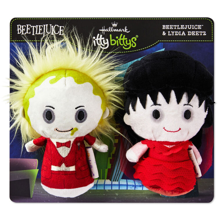 Hallmark Itty Bittys® Beetlejuice™ And Lydia Deetz Plush, Set Of 2