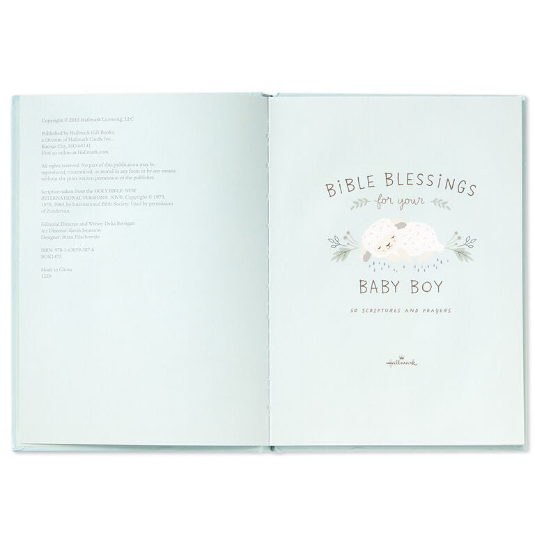Hallmark Bible Blessings For Your Baby Boy Book