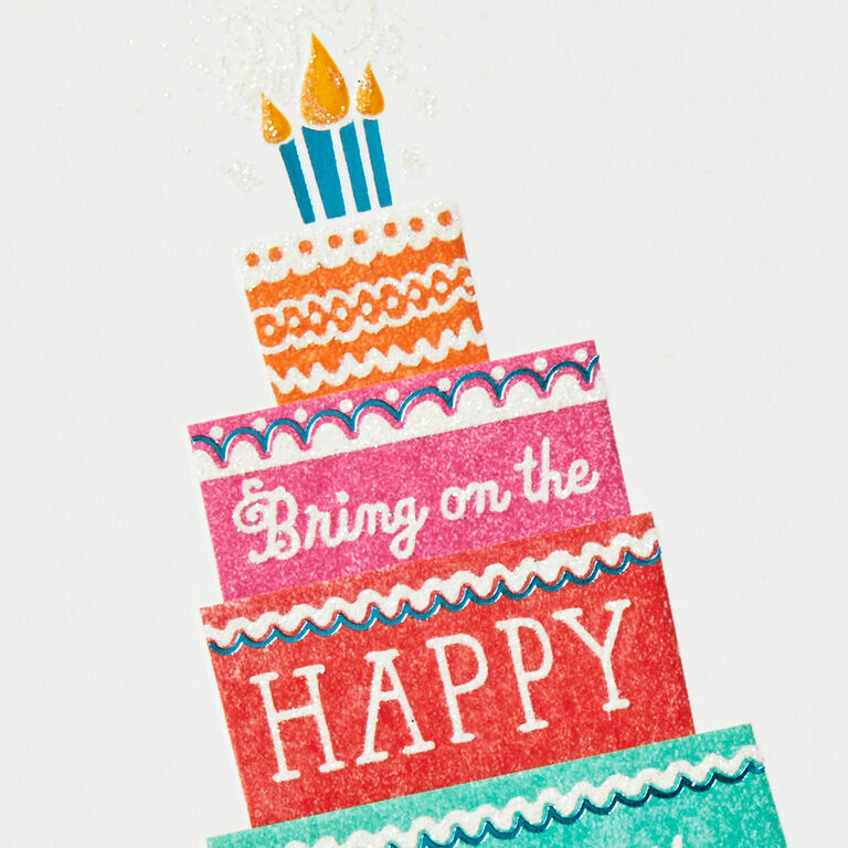 Hallmark Bright And Happy Assorted Birthday Cards, Box Of 12