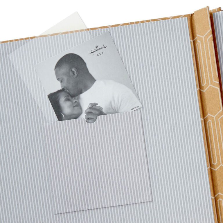 Hallmark Hexagons On Kraft Large Refillable Photo Album
