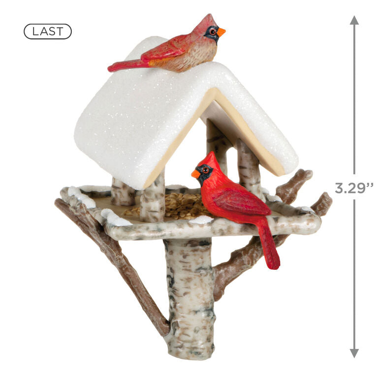 Hallmark Marjolein's Garden Winter Cardinals Ornament