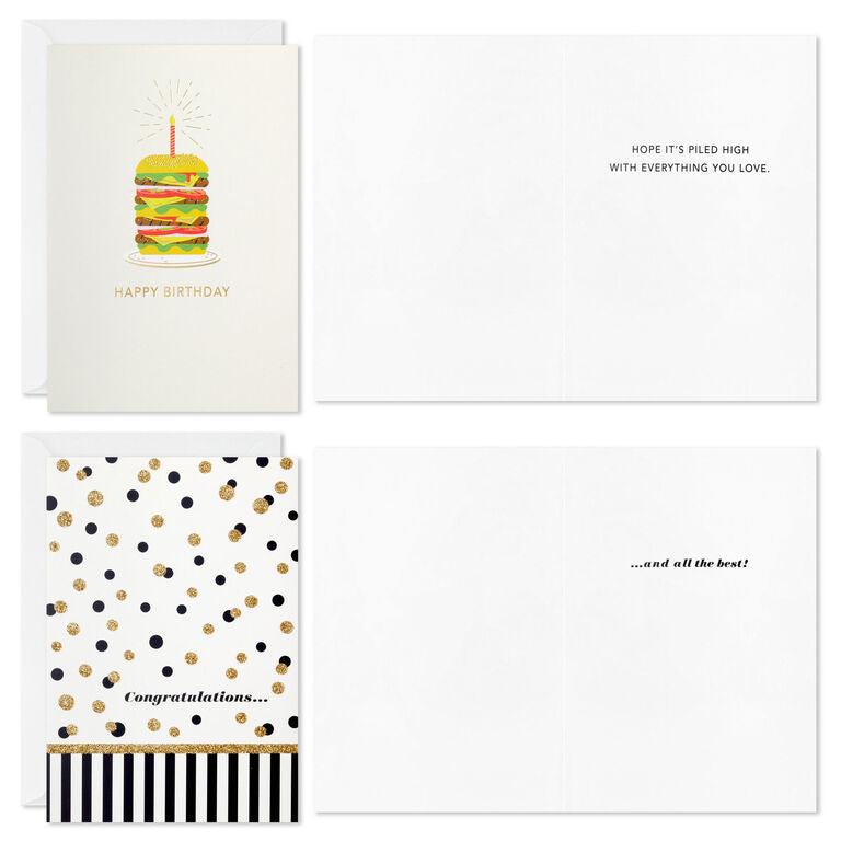 Hallmark Colorful Classic Boxed All-Occasion Cards Assortment, Pack Of 12