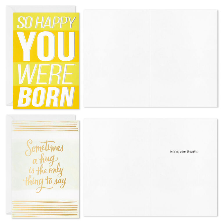 Hallmark Colorful Classic Boxed All-Occasion Cards Assortment, Pack Of 12