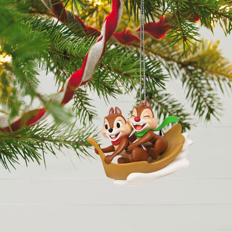 Hallmark Disney Chip And Dale Snow Much Fun! Ornament