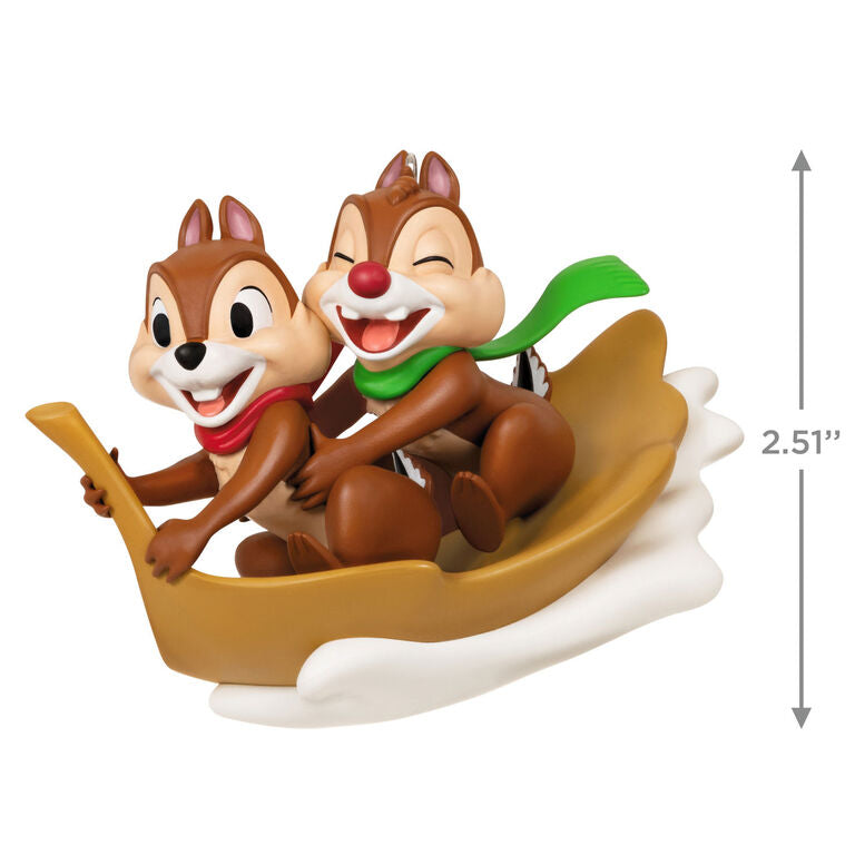 Hallmark Disney Chip And Dale Snow Much Fun! Ornament