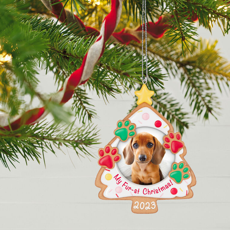 Hallmark My Fur-st Christmas 2023 Photo Frame Ornament